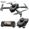 foozac Cross-border LF676 drone battery level display high-definition aerial photography aircraft 4.5-inch independent display remote control aircraft details Picture